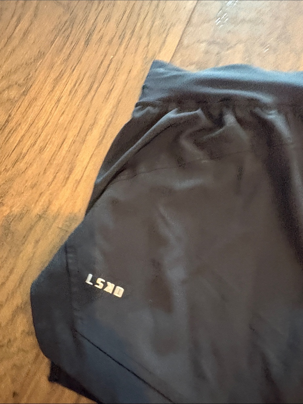 LSKD Women's Black Athletic Shorts with High Waist and Side Pockets - Picture 5 of 7